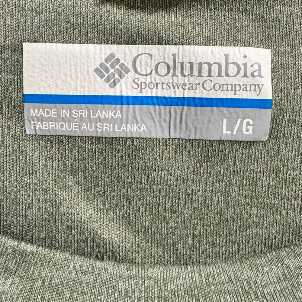 Columbia PFG Men's Olive Green Short Sleeve Tee -Size L - Picture 3 of 5